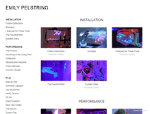 Tablet Screenshot of emilypelstring.com